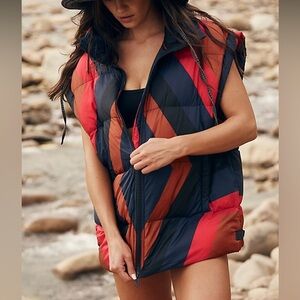 FP Movement In A Bubble Printed Puffer Vest